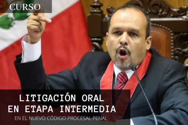 Curso: Litigación oral en etapa intermedia en el NCPP